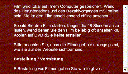 Ausschnitt des SF Vod-Disclaimers Ausschnitt des SF Vod-Disclaimers